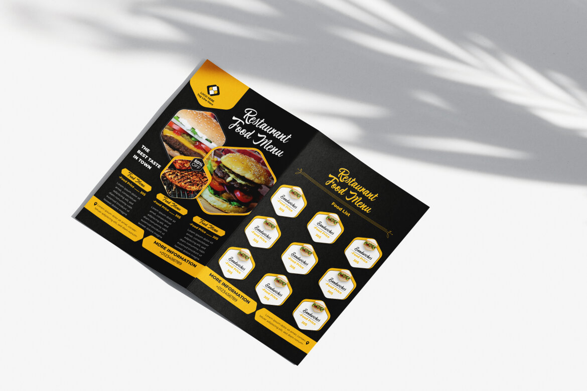 Food Menu - Free Template - view 5