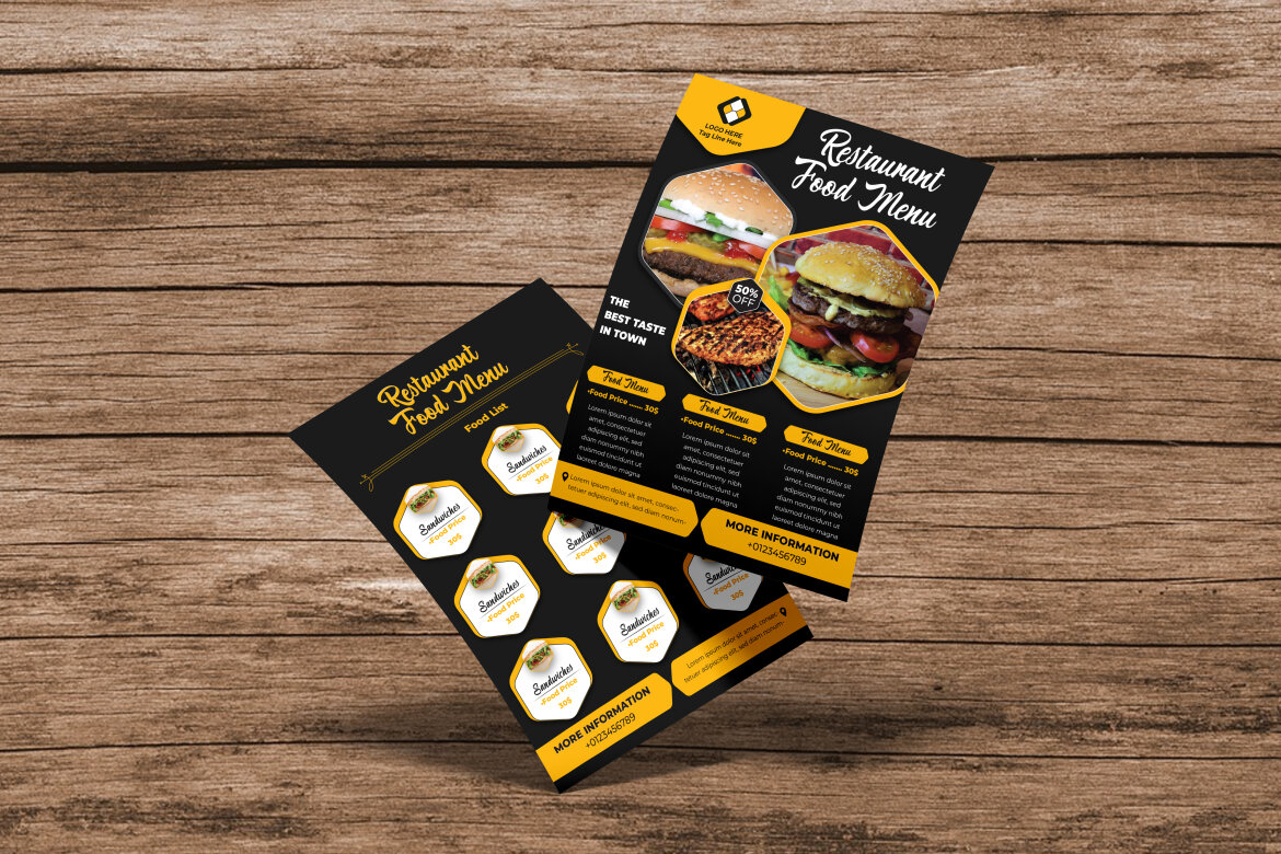 Food Menu - Free Template alternate