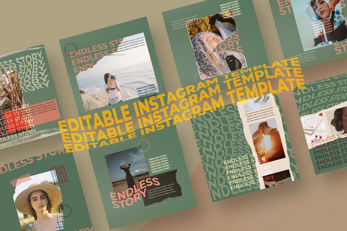 Endless Story - Free Instagram Post Templates - view 3
