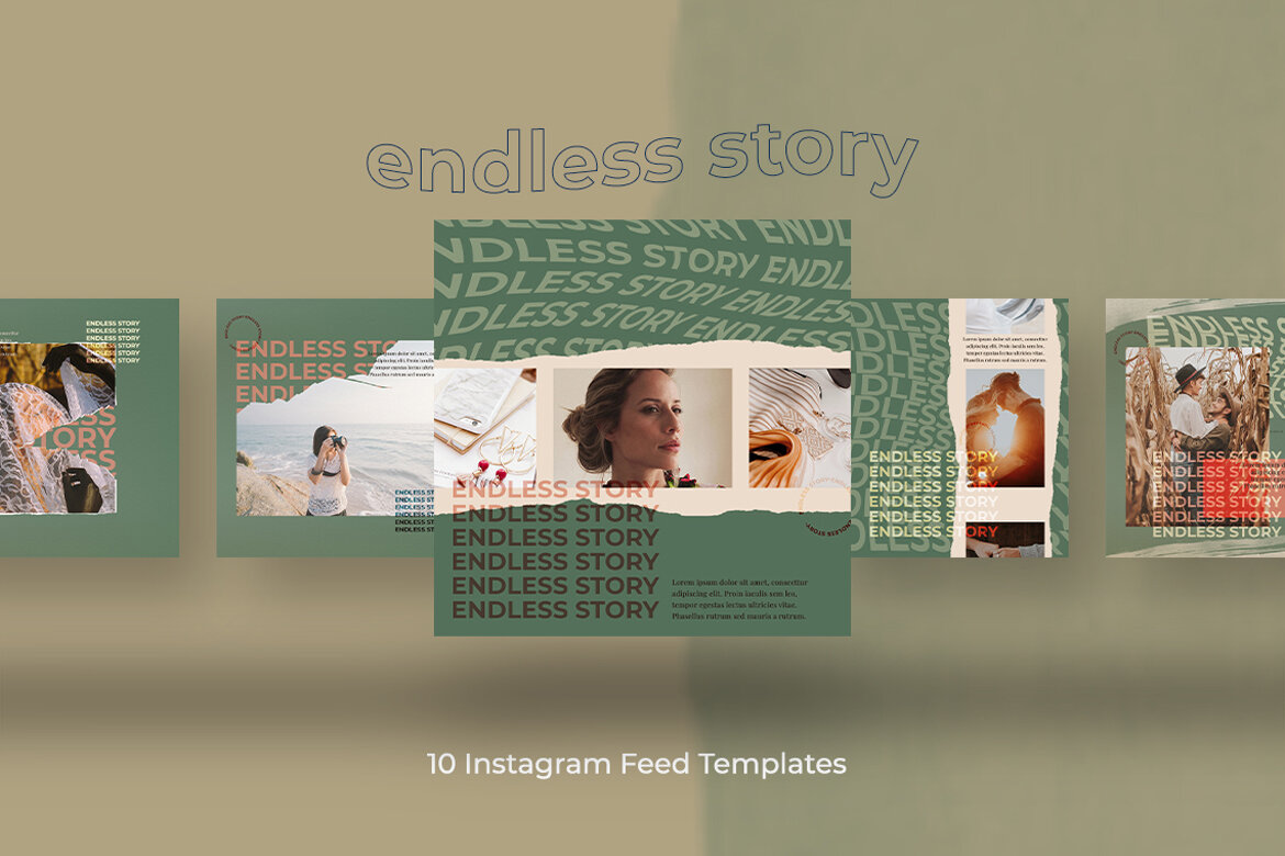 Endless Story - Free Instagram Post Templates - view 4