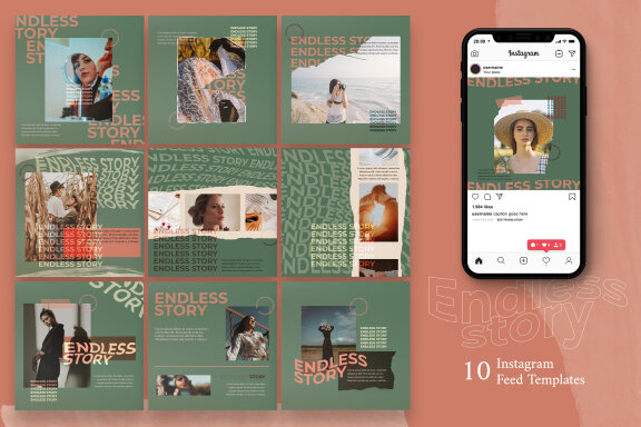 Endless Story - Free Instagram Post Templates