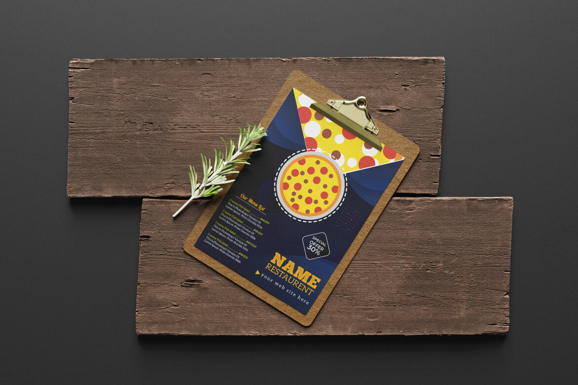 Food Menu Pizza - Free Template - view 3