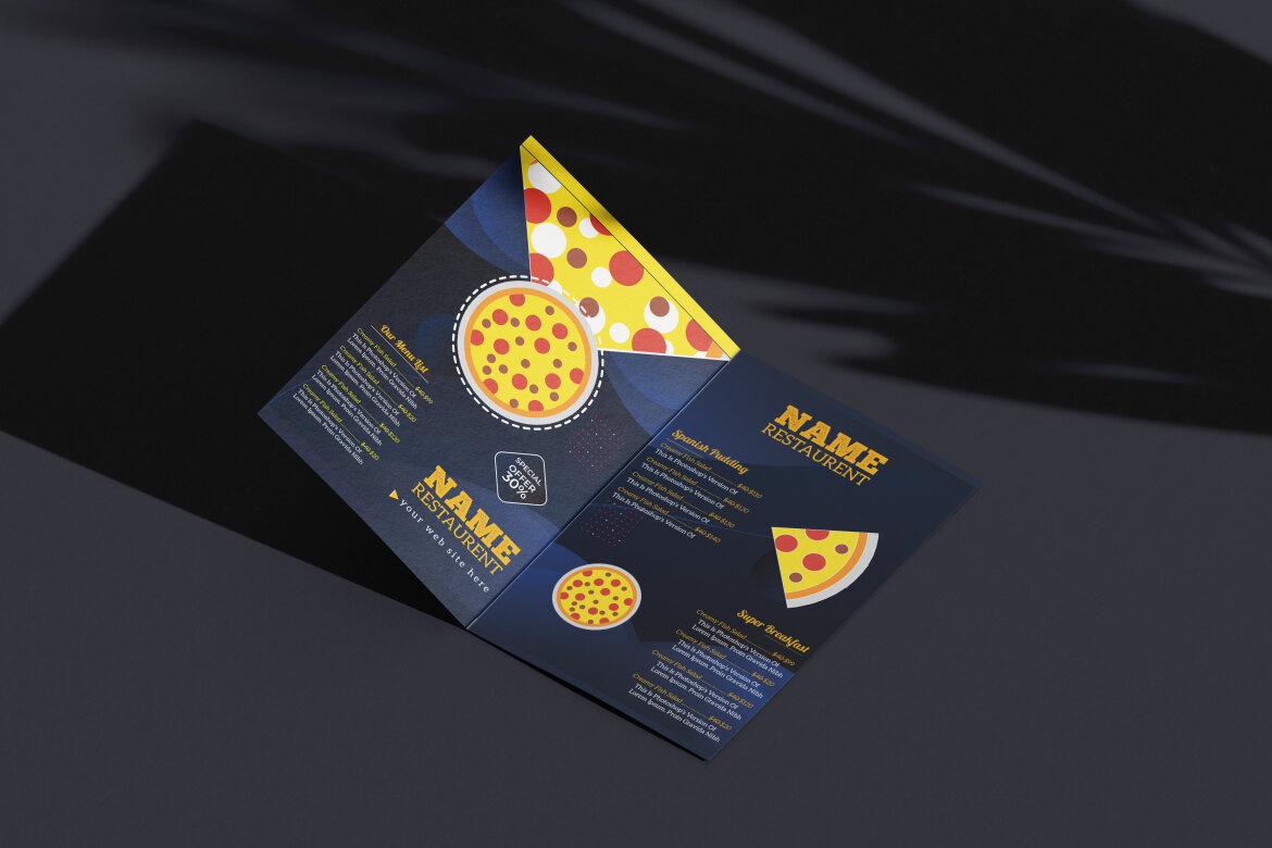 Food Menu Pizza - Free Template - view 8