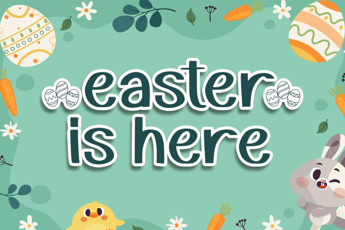 Easter Moment Free Font - view 3