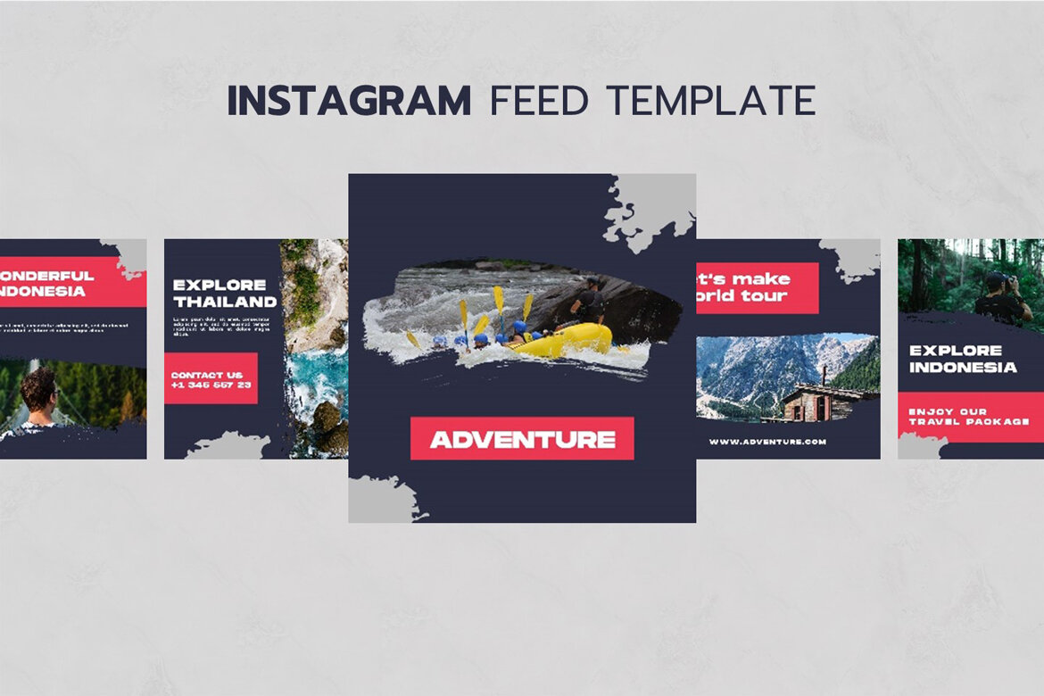 Adventure - Free Instagram Post Templates - view 6