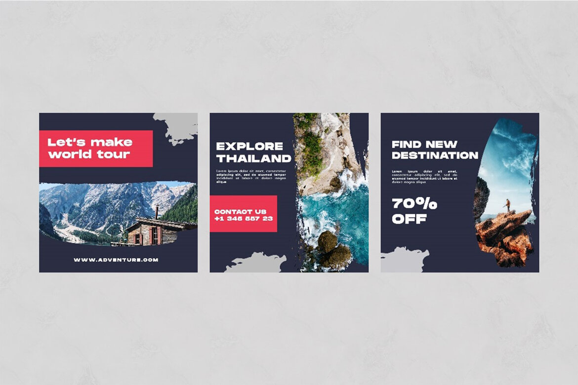 Adventure - Free Instagram Post Templates - view 5