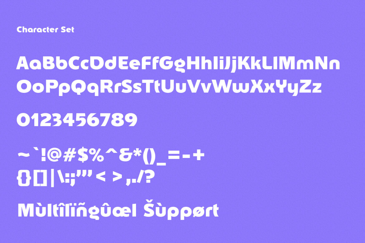 Gally Decorative Sans FREE Font - view 6