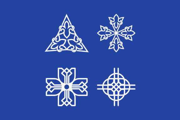 Ornament and batik - Free Logo Shapes