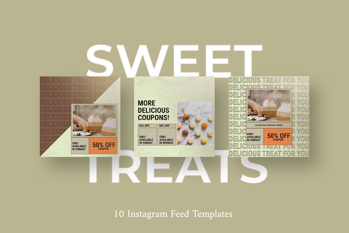 The Cakes Food - Free Instagram Post Templates - view 5