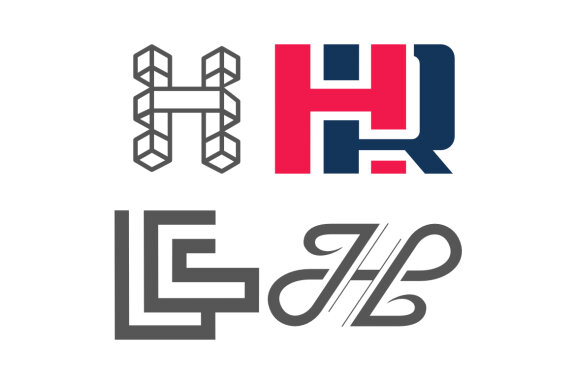 H HR LC IL - Free Logo Shapes