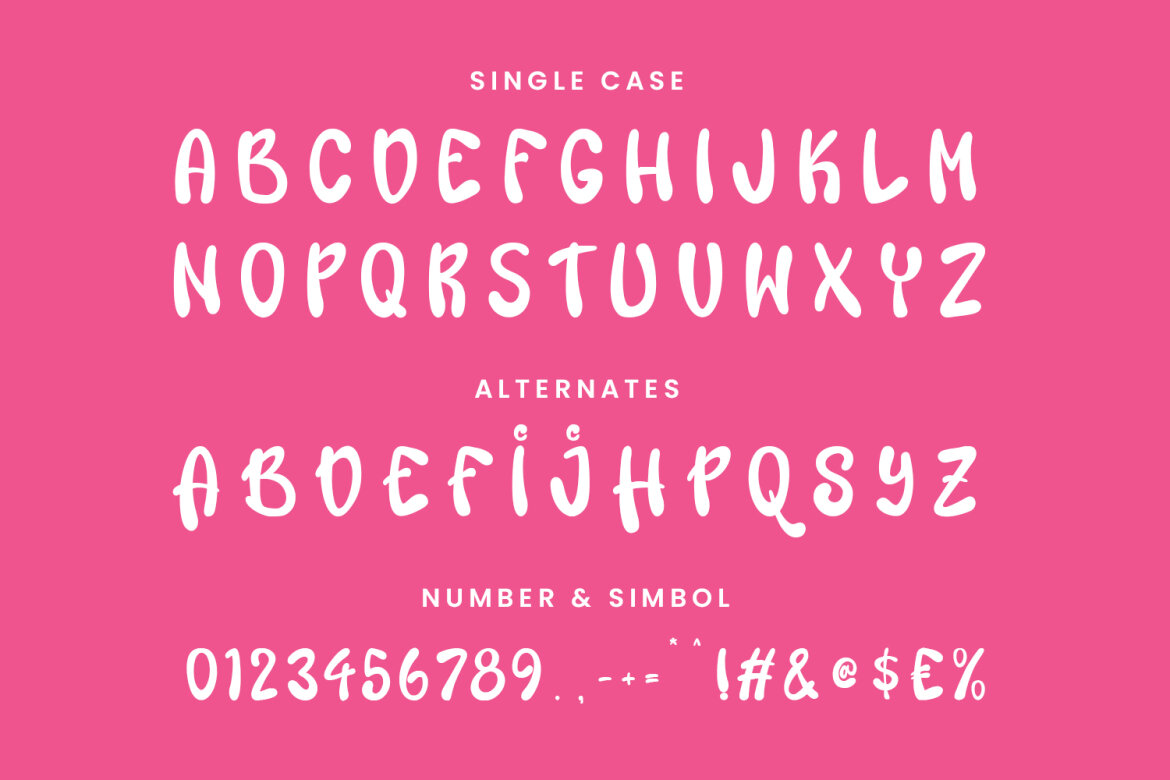 Juicy Sunday Quirky FREE Font - view 7