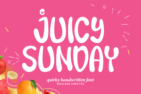 Juicy Sunday Quirky FREE Font