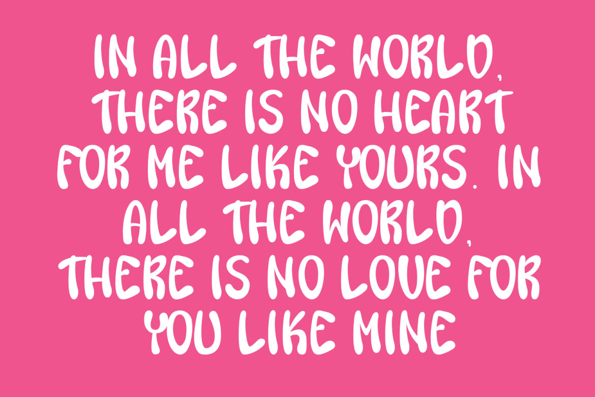 Juicy Sunday Quirky FREE Font - view 6