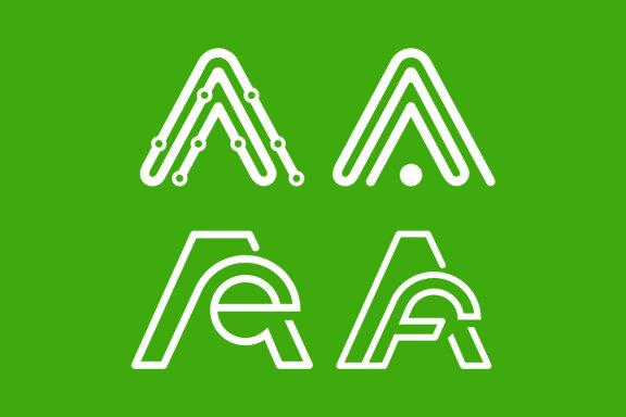 A electric Ae Af - Free Logo Shapes