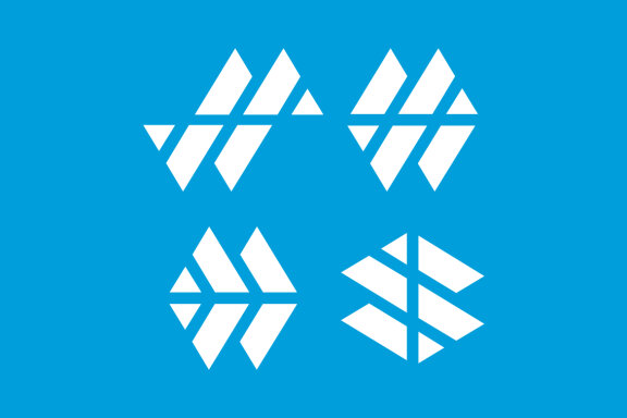 MW S monogram - Free Logo Shapes