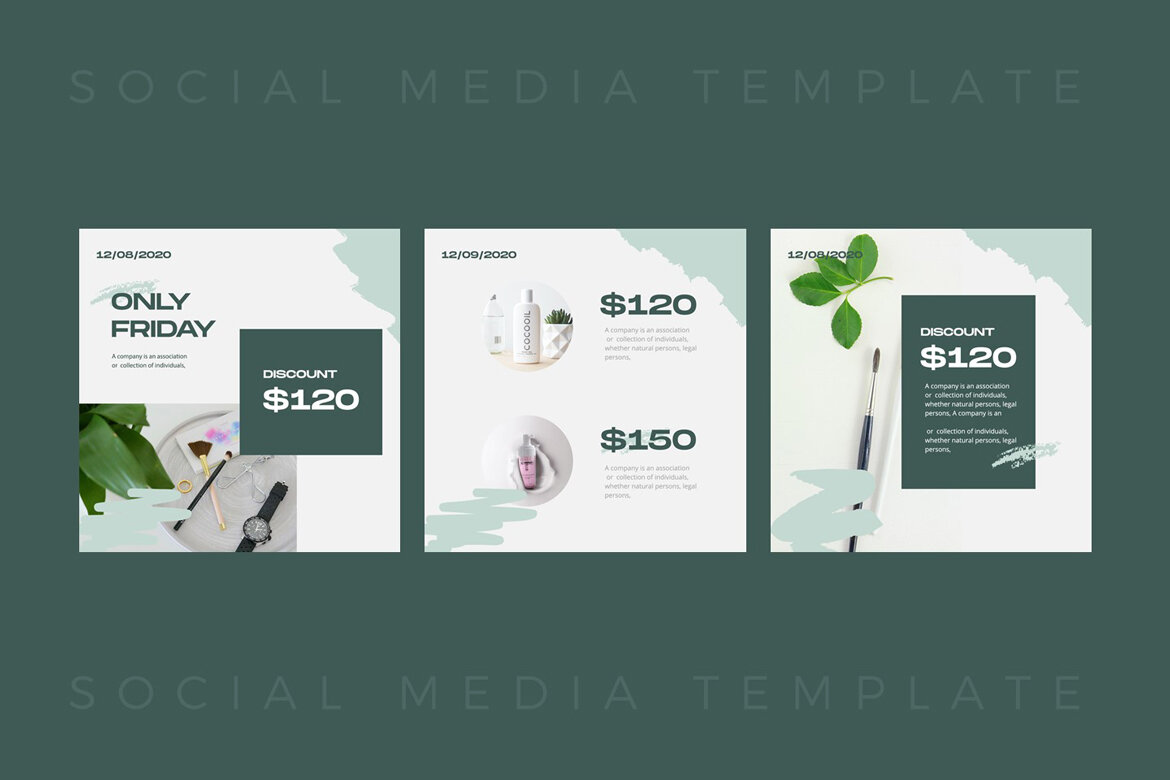 Honest Cosmetic - FREE Instagram Post Template - view 5