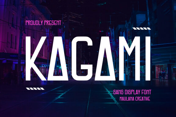 Kagami Sans Display FREE Font