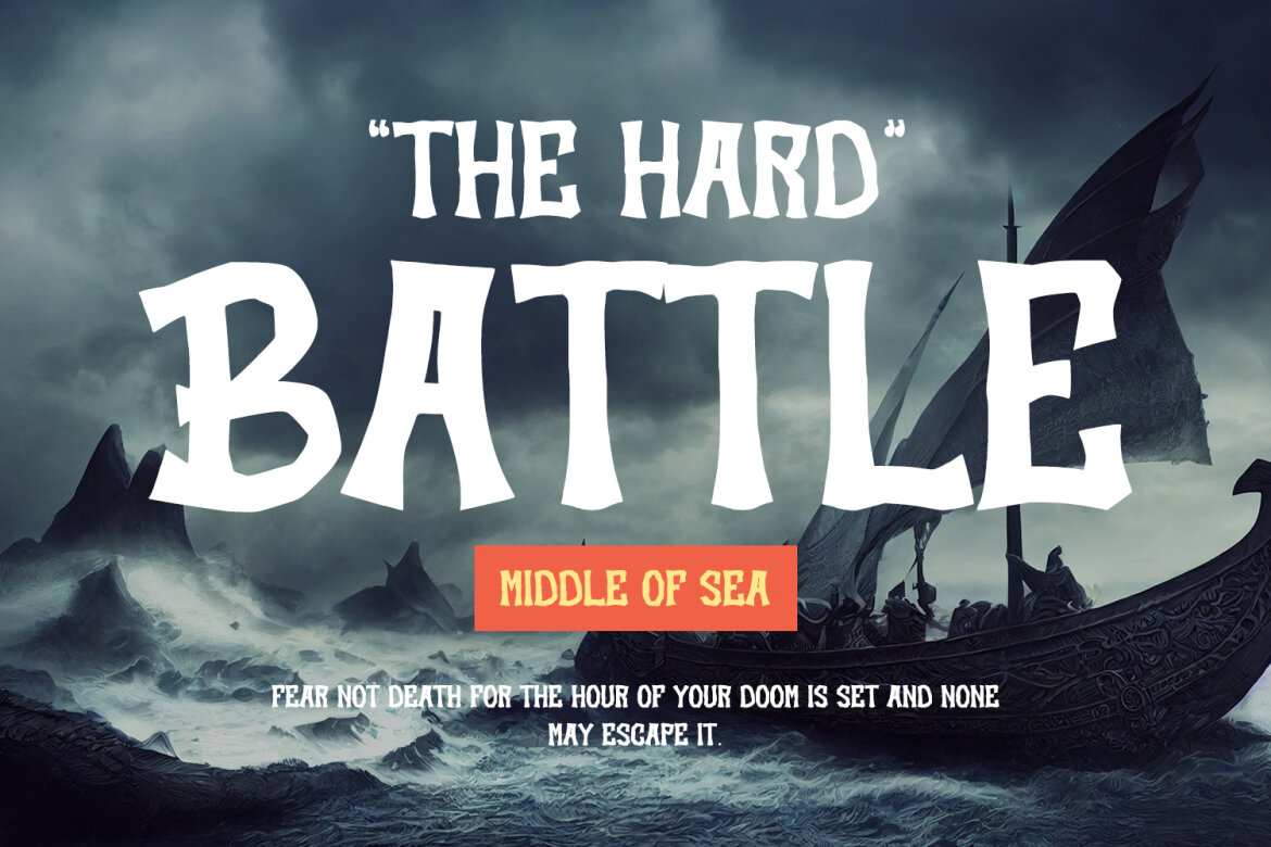 Viking Base Display FREE Font - view 6