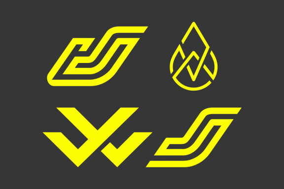 JS drop YV - Free Logo Shapes