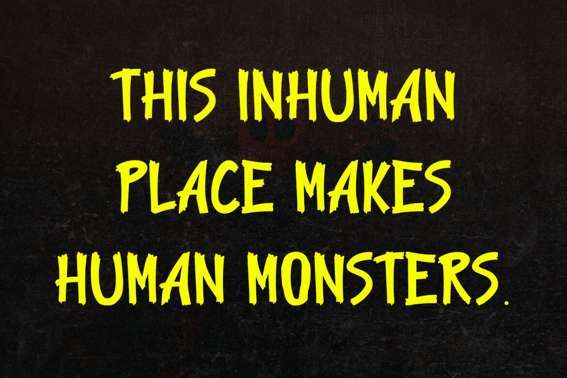 Ranch Field Scary FREE Font - view 6