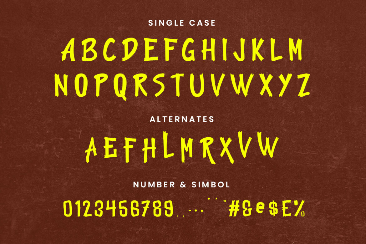 Ranch Field Scary FREE Font - view 7