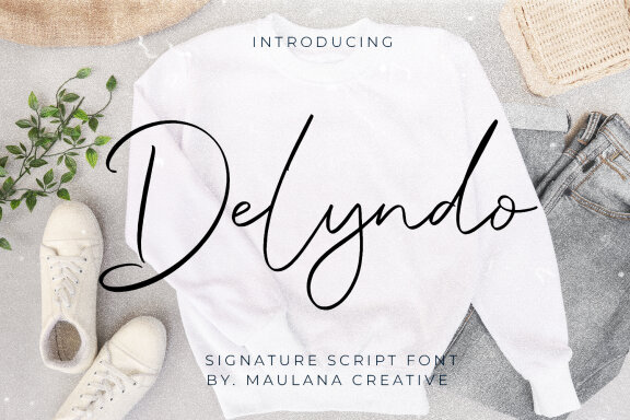 Delyndo Signature FREE Script Font