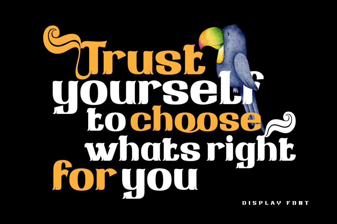 Saikend | Free Display Font alt