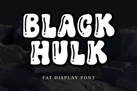Black Hulk - Free Font