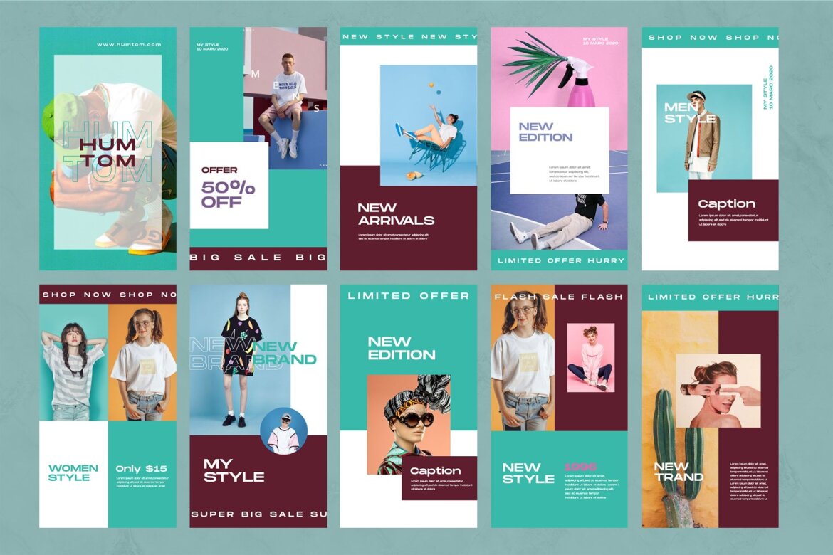 Hutom - Free Instagram Story Template alternate