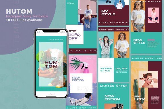 Hutom - Free Instagram Story Template