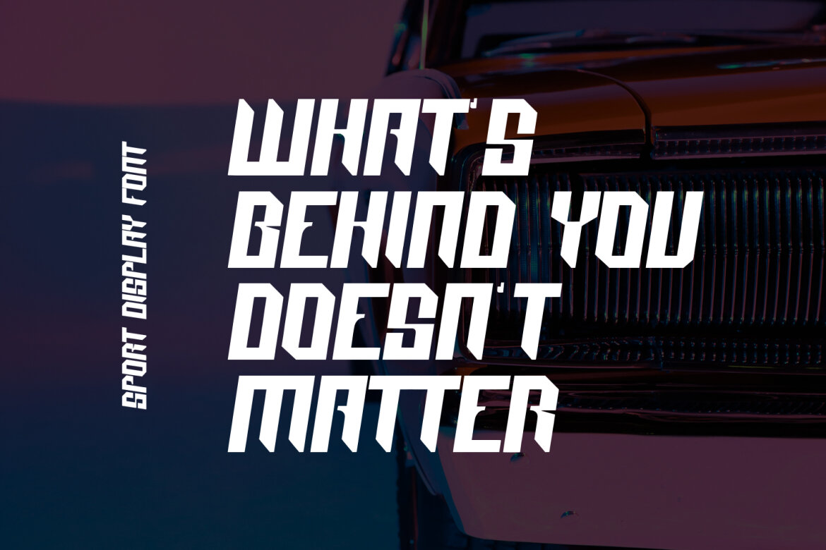 Race Timo Sport FREE Font - view 3