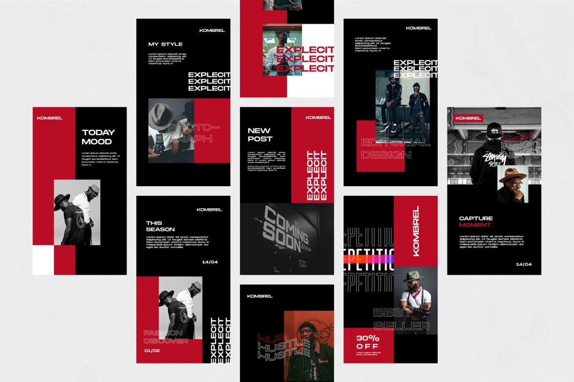 Kombrel - Free Instagram Story Template - view 3