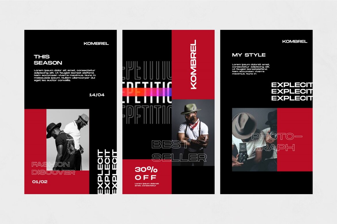 Kombrel - Free Instagram Story Template - view 5
