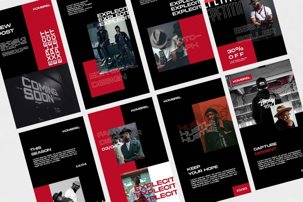 Kombrel - Free Instagram Story Template - view 4
