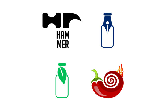 Hammer chili spiral bottle pen leave