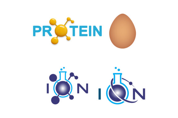 Protein egg  ion