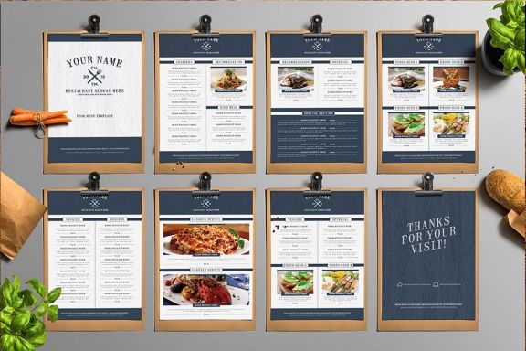 Classy Food Menu 5