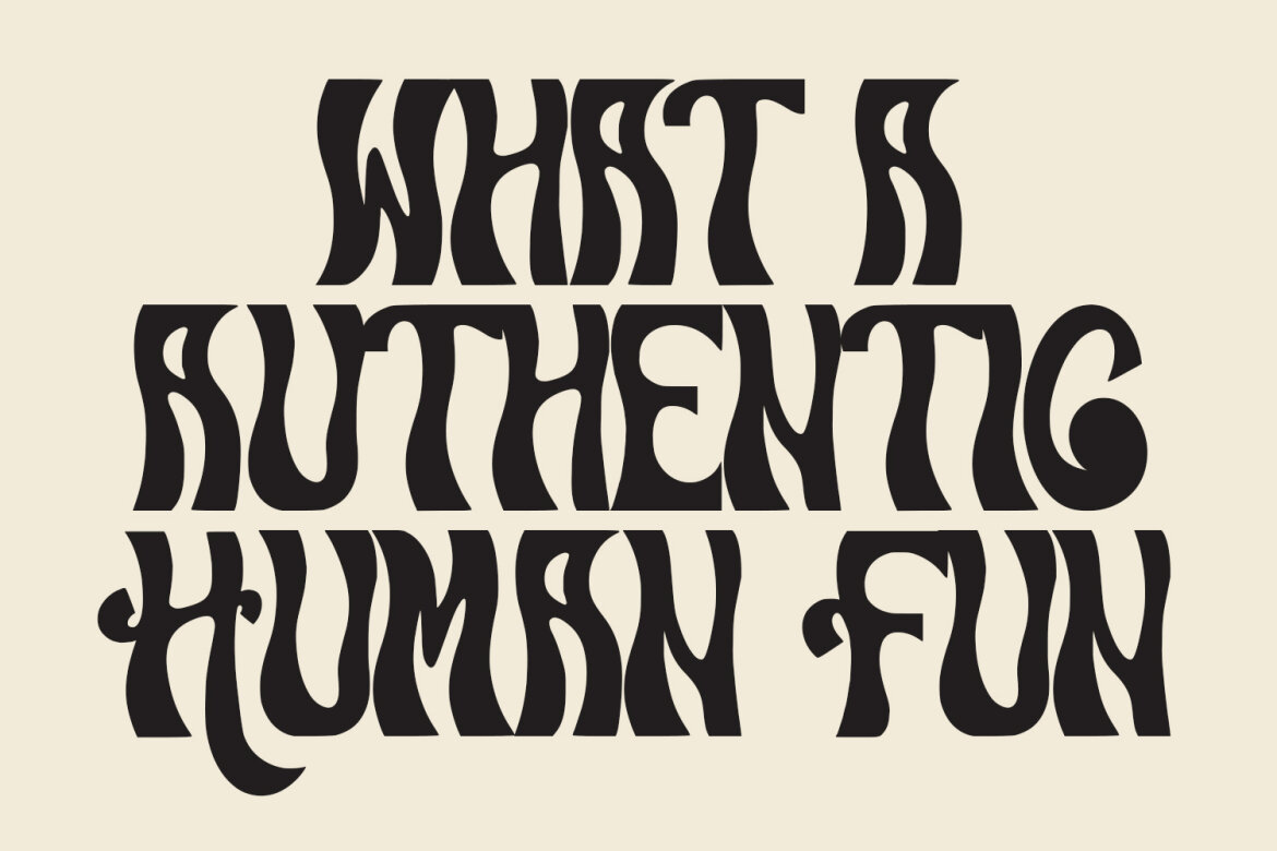 Allbine Experimental Display FREE Font - view 5