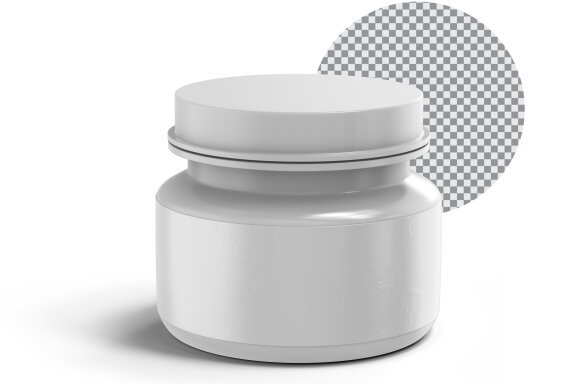 Plastic Jar FREE Mockup