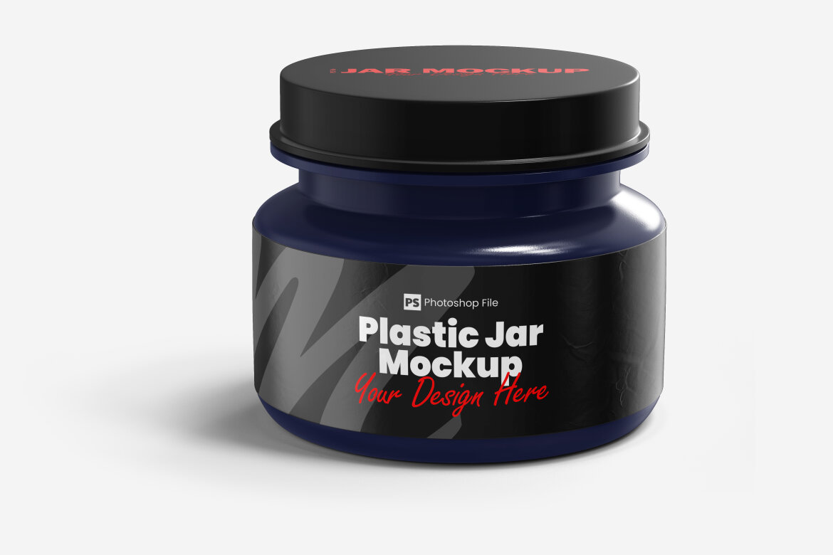 Plastic Jar FREE Mockup alternate