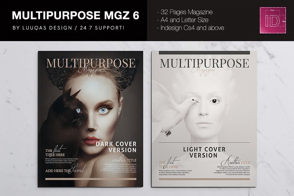 Multipurpose Indesign Template 6 alternate