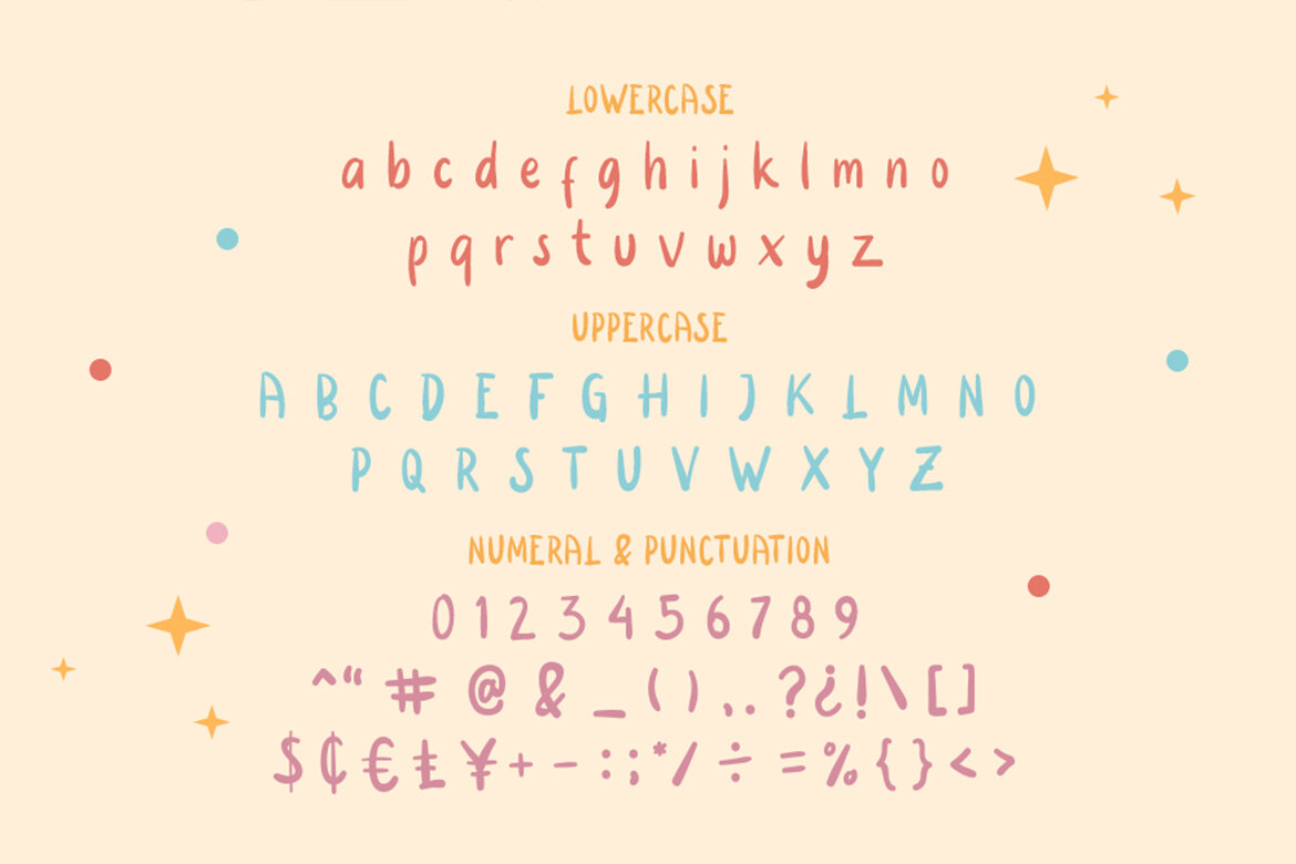 Kidow Free Font alternate
