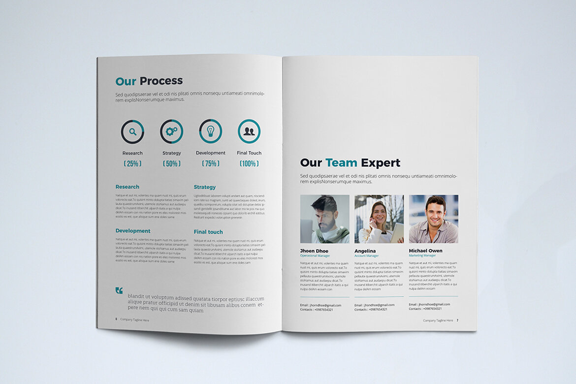 Company Profile FREE Template - view 8