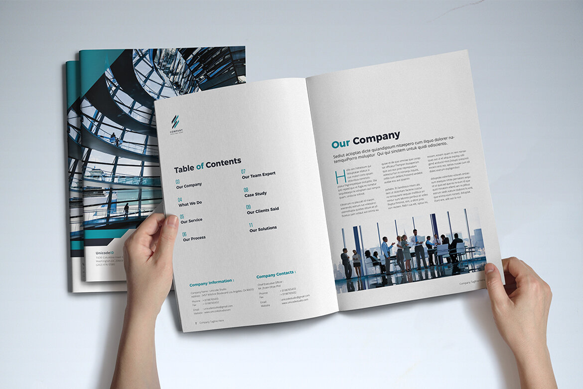Company Profile FREE Template - view 3