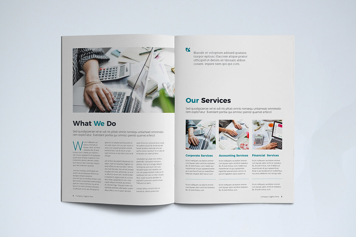 Company Profile FREE Template - view 6