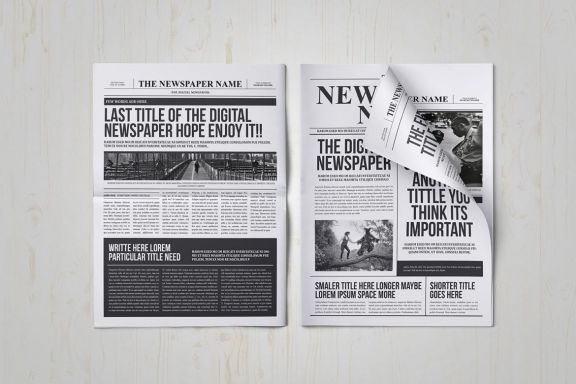 Classy Newspaper Indesign Template