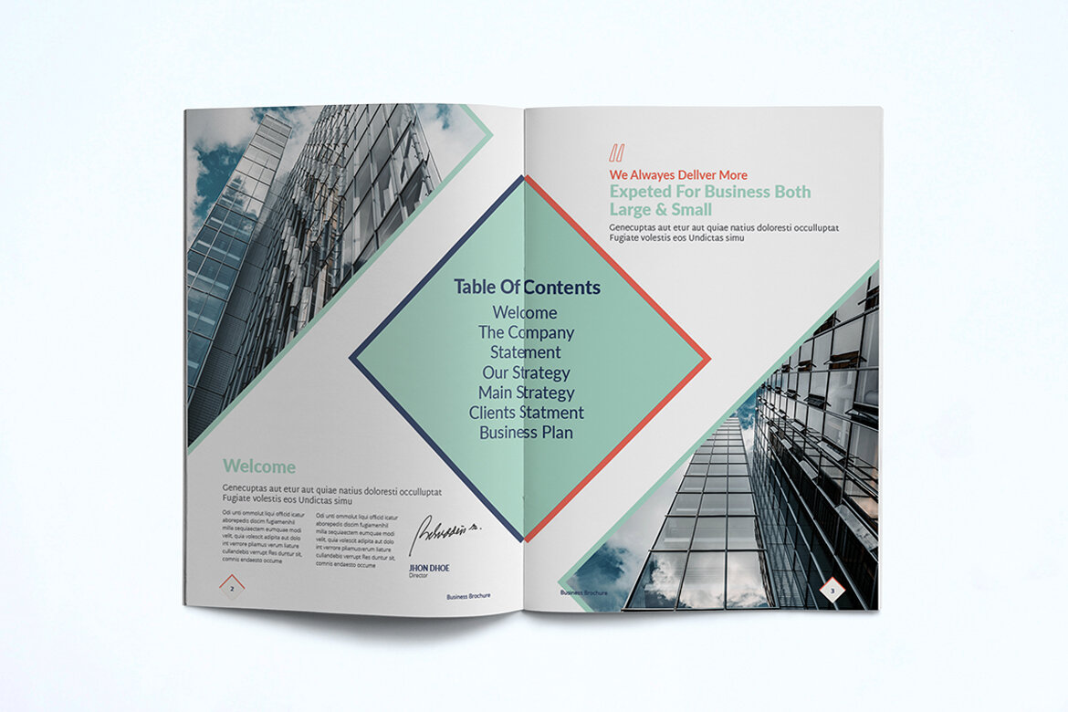 Company Profile FREE Template - view 4