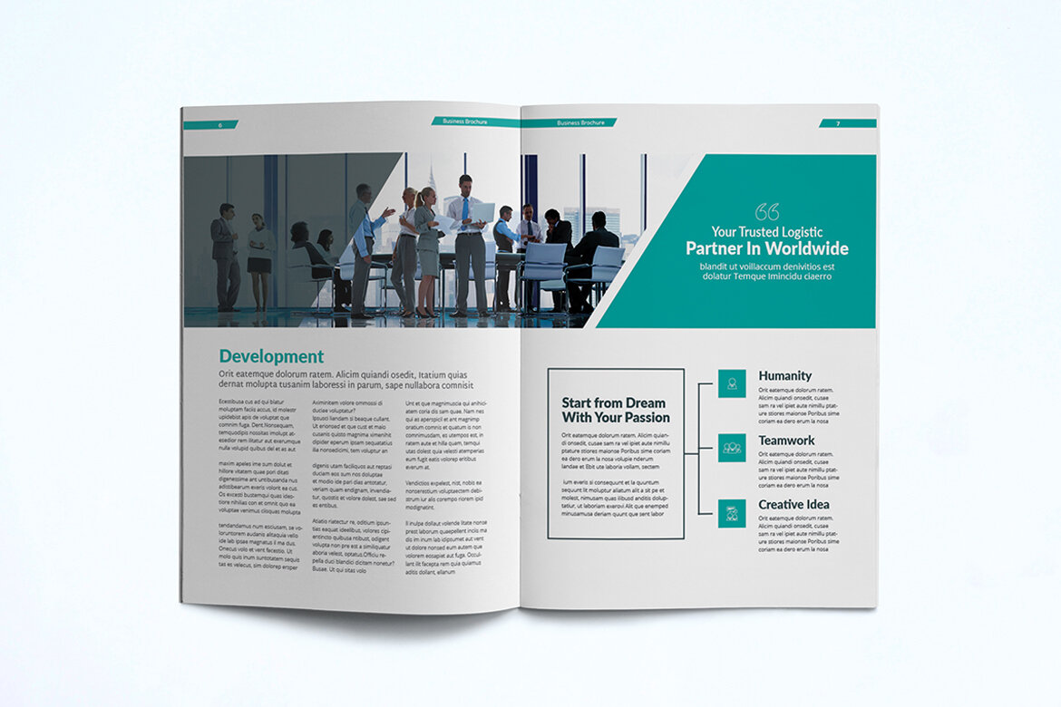 Company Profile FREE Template - view 6