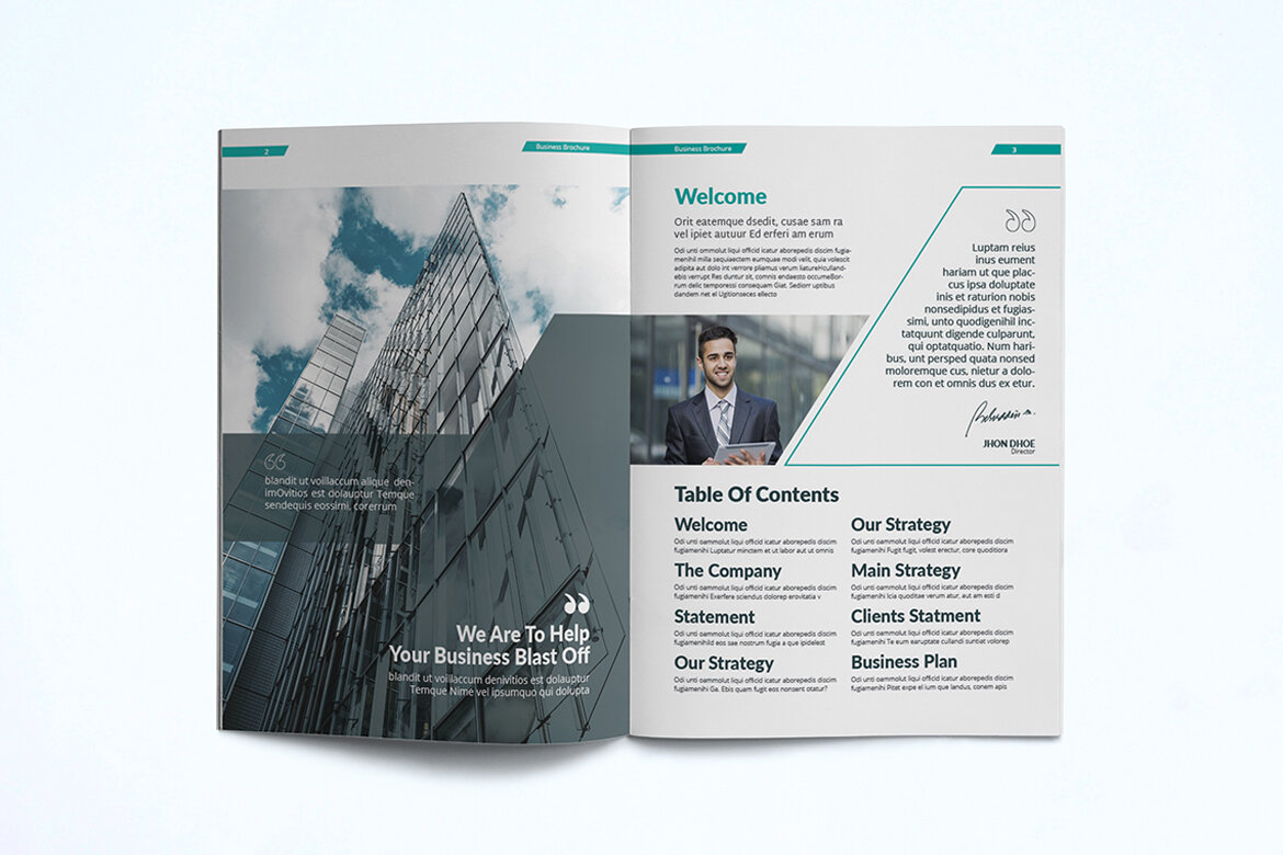 Company Profile FREE Template - view 4