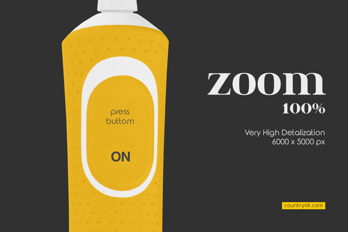 Electric Toothbrush FREE Mockup Set - view 3